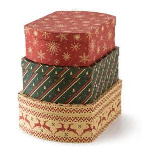 Christmas boxes with lids