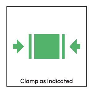 Clamp as Indicated