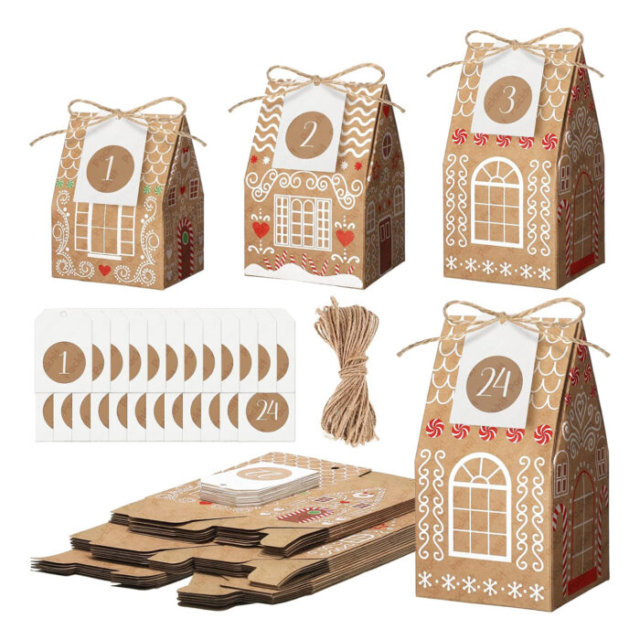 Empty Advent Calendar Boxes