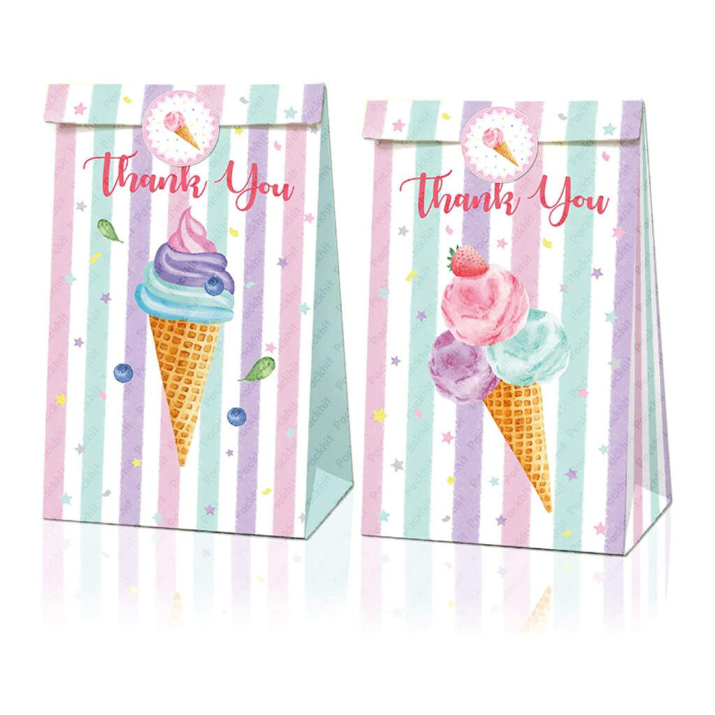 ice cream boxes