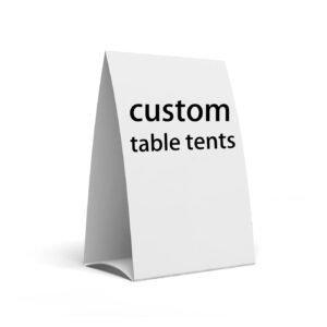 Custom Table Tents