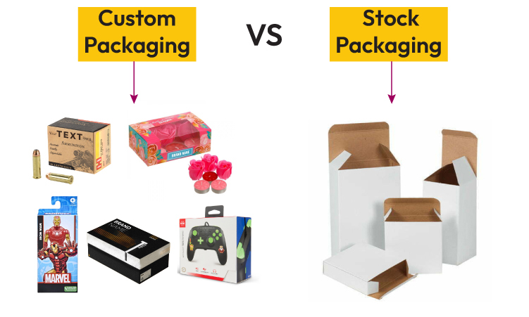 Custom Packaging VS Stock Packaging