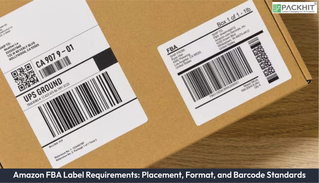 Amazon FBA Label Requirements: Placement, Format, and Barcode Standards - Amazon FBA Label Requirements Placement Format and Barcode Standards 1 - Packhit.com