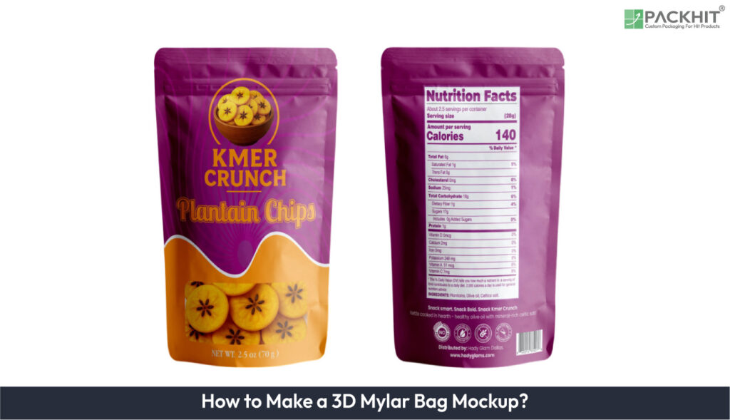 How to Make a 3D Mylar Bag Mockup 3D Mylar Bag Mockup