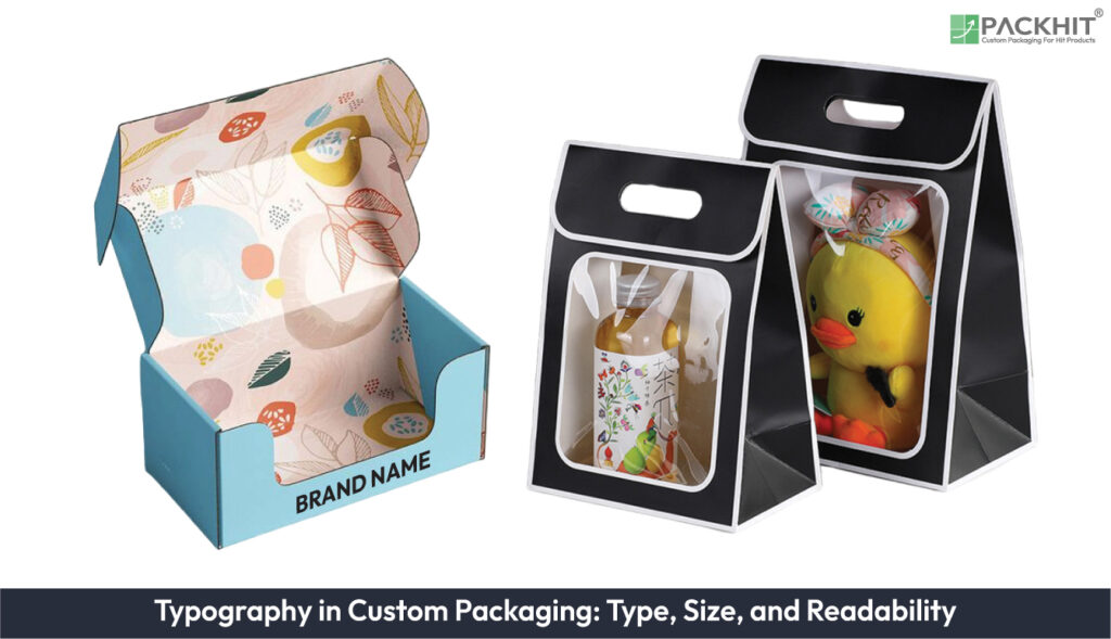 Typeface of Custom Packaging