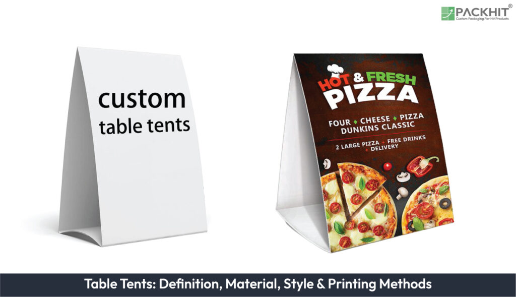 Table Tents Definition, Material, Style & Printing Methods Table Tents