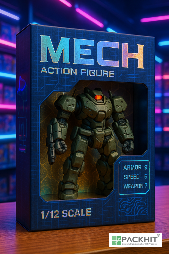 Sci-Fi Action Figure with Specialty Coatings Sci-Fi Action Figure with Specialty Coatings
