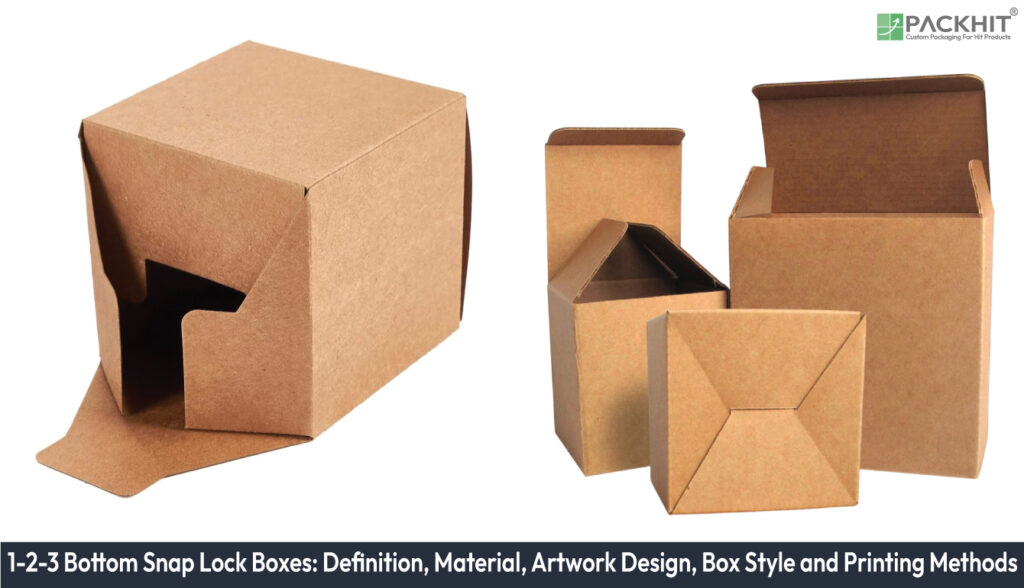 1-2-3 Bottom Snap Lock Boxes