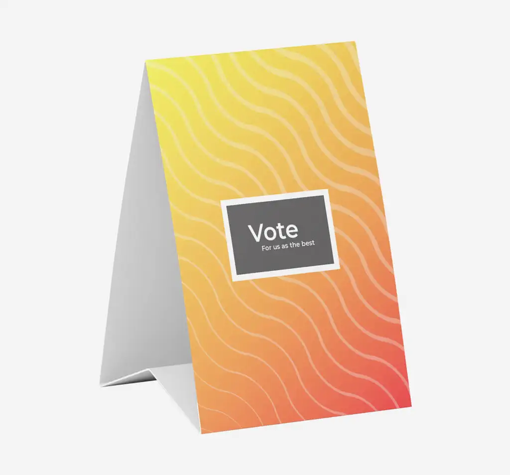 Table Tents: Definition, Material, and Printing Methods 2 Custom Printed Table Tents