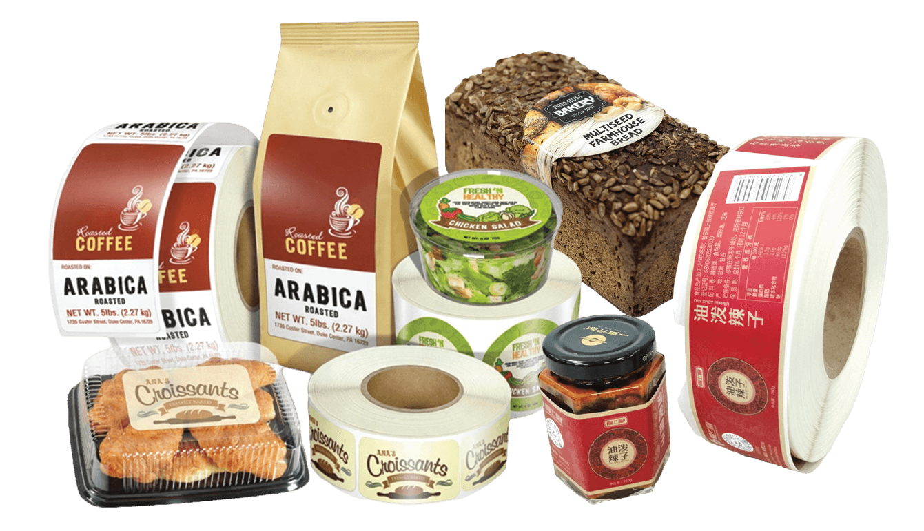 Custom Labels and Stickers for Food Packaging