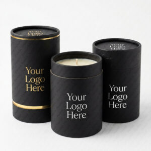Black Paper Candle Tubes - Custom Black Paper Candle Tubes5 - Packhit.com